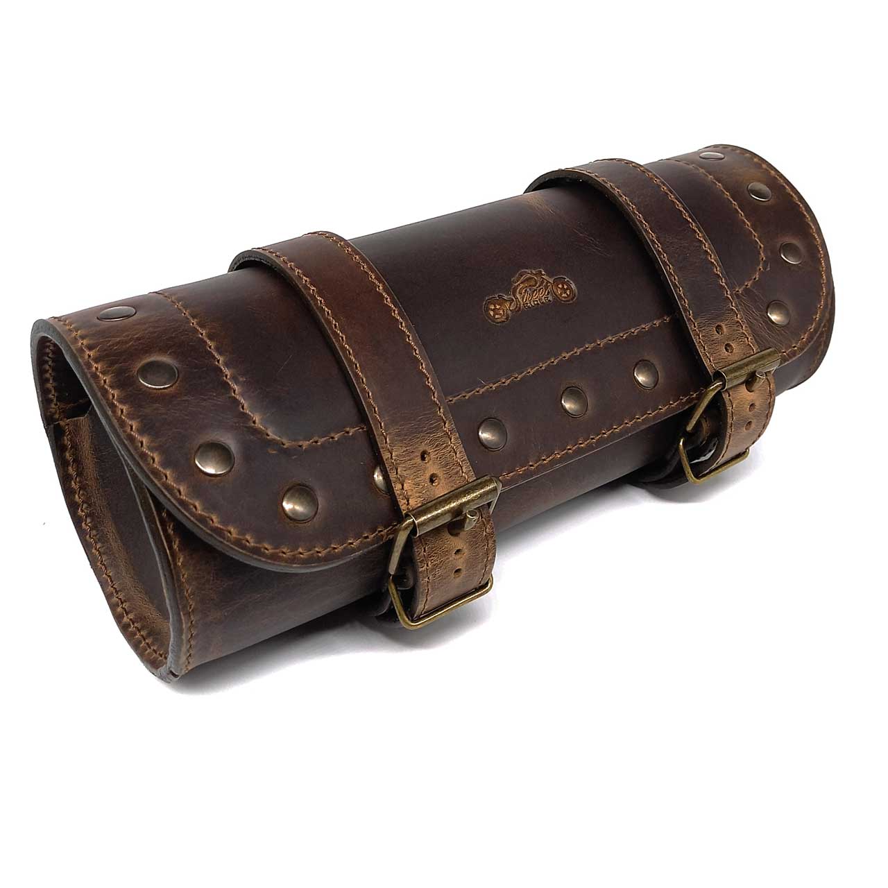 Street RIDER® Motorrad Werkzeugrolle Vintage Toolbag Werkzeugtasche Satteltasche Leder braun Street RIDER® Motorrad Werkzeugrolle Vintage Toolbag Werkzeugtasche Satteltasche Leder braun