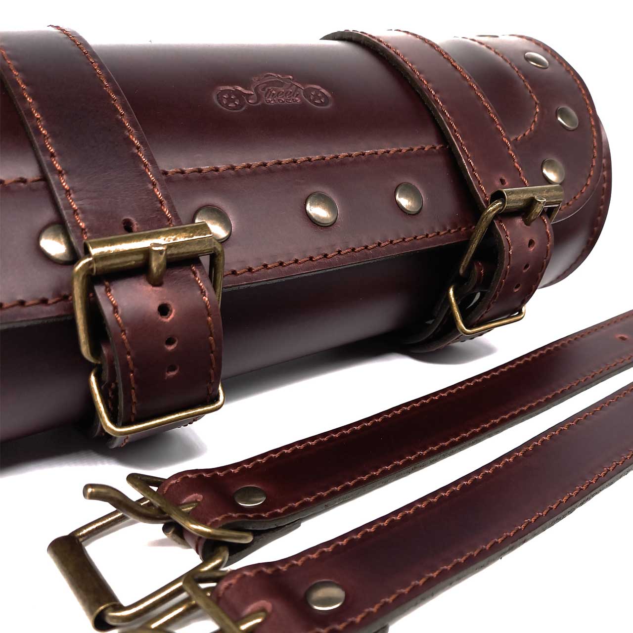 Street RIDER® Motorrad Indian Summer Werkzeugrolle Toolbag Werkzeugtasche Satteltasche Leder bordo Street RIDER® Motorrad Indian Summer Werkzeugrolle Toolbag Werkzeugtasche Satteltasche Leder bordo