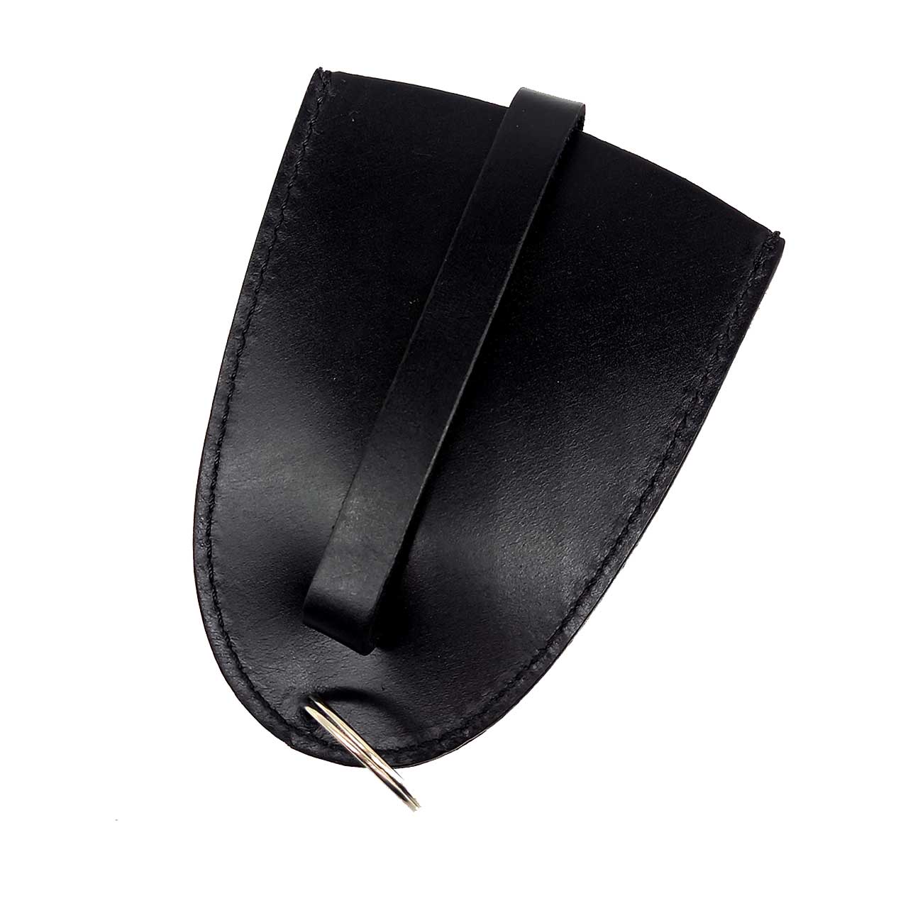 Street RIDER® Leder Black RIDER Schlüsseltasche schwarz