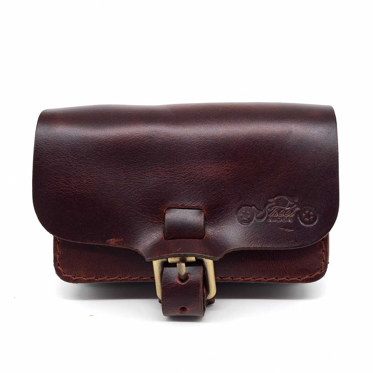 Street RIDER® Leder Gürteltasche M Indian Summer Bikertasche Hüfttasche Bauchtasche bordo